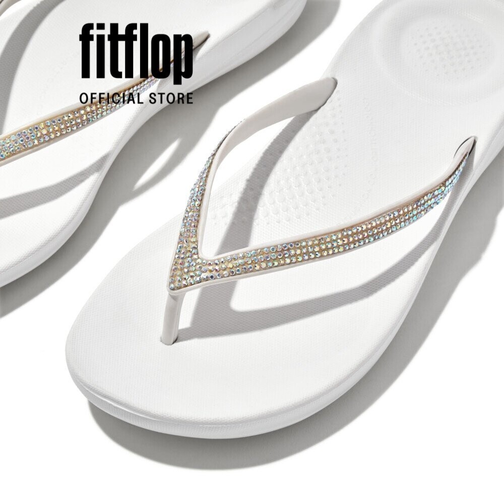 Dép Xỏ Ngón Nữ FitFlop IQUSHION - Urban White - FOT - R08-194