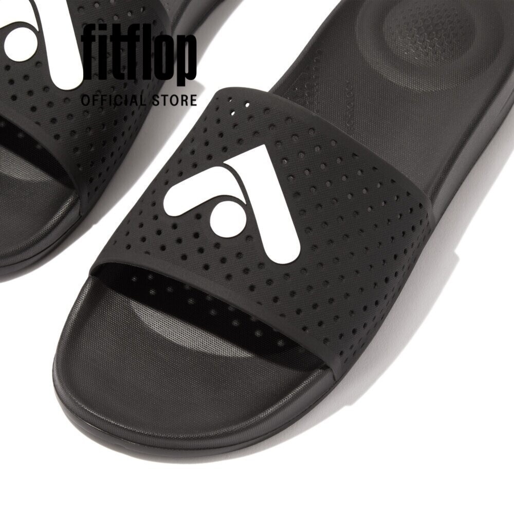 Dép Quai Ngang Nam FitFlop IQUSHION - Black - FOF - HC4-001