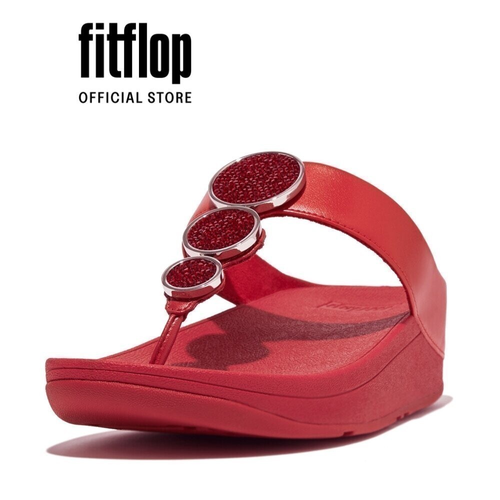 Dép Xỏ Ngón Nữ FitFlop HALO - MetallRed - FL12 - HJ1-A97