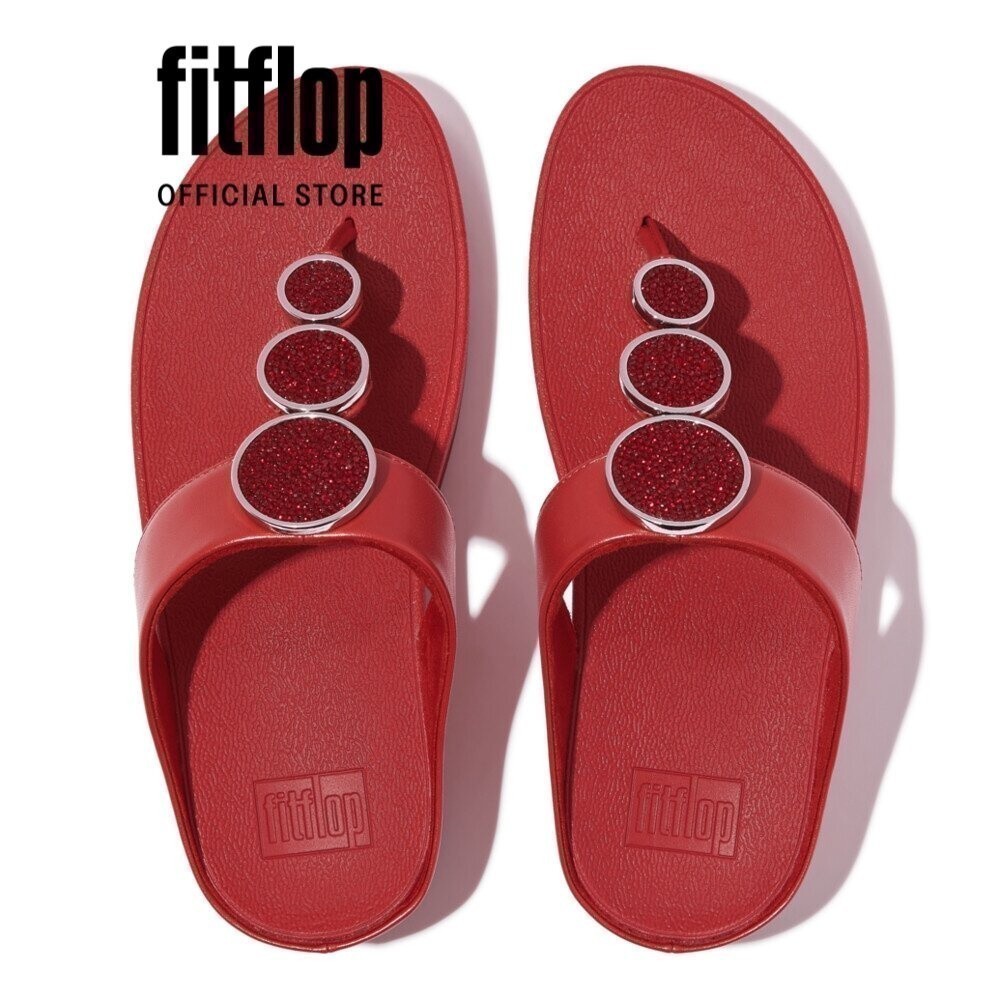 Dép Xỏ Ngón Nữ FitFlop HALO - MetallRed - FL12 - HJ1-A97