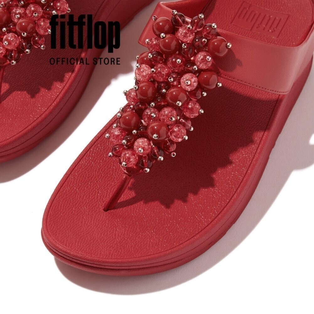 Dép Xỏ Ngón Nữ FitFlop FINO - MetallRed - FL10 - HI9-A97