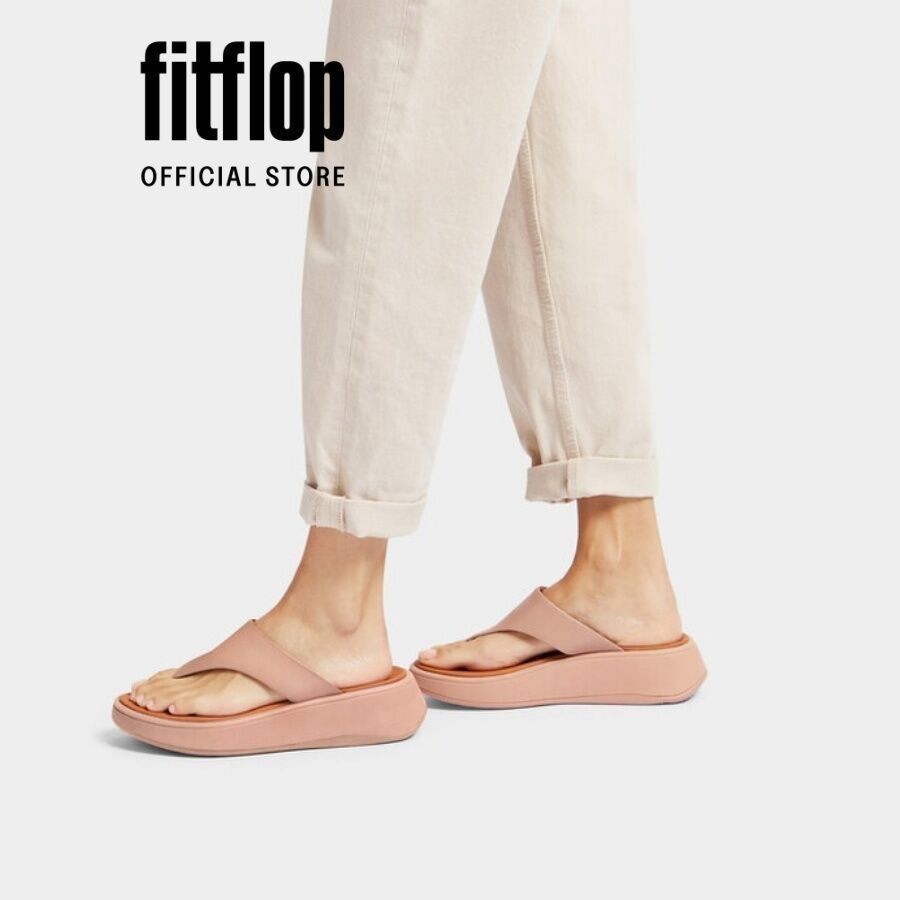 Dép Xỏ Ngón Nữ FitFlop F-MODE - Beige - FL10 - FW4-137