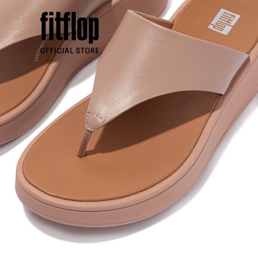 Dép Xỏ Ngón Nữ FitFlop F-MODE - Beige - FL10 - FW4-137