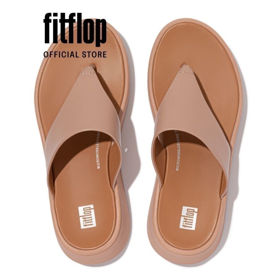 Dép Xỏ Ngón Nữ FitFlop F-MODE - Beige - FL10 - FW4-137