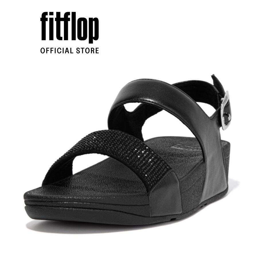 Xăng Đan Nữ FitFlop LULU - All Black - FON - EC3-090