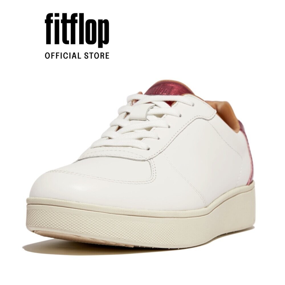 Giày Thể Thao Cổ Ngắn Nữ FitFlop RALLY - Urban White/MetallRed - FL10 - HI6-B17