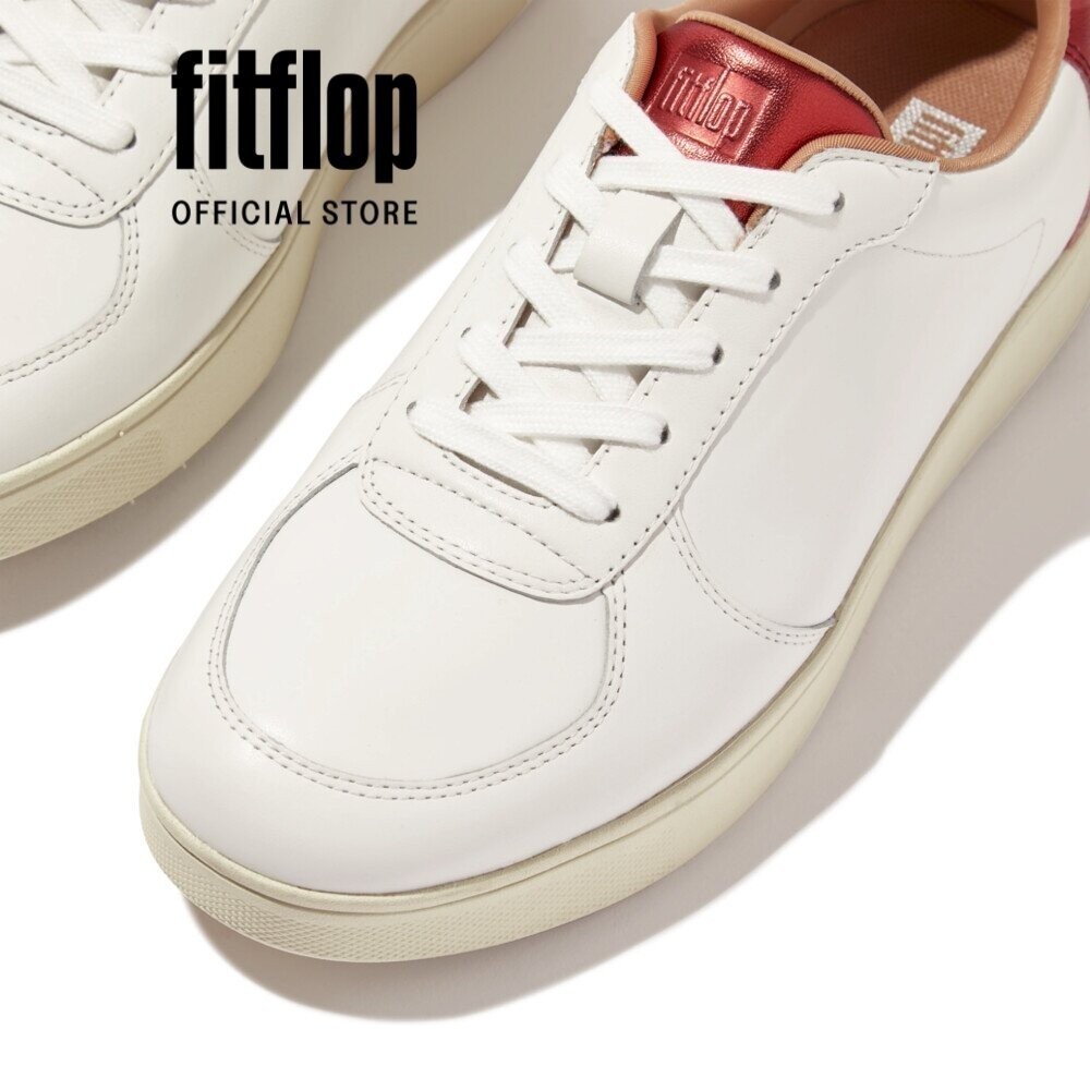 Giày Thể Thao Cổ Ngắn Nữ FitFlop RALLY - Urban White/MetallRed - FL10 - HI6-B17