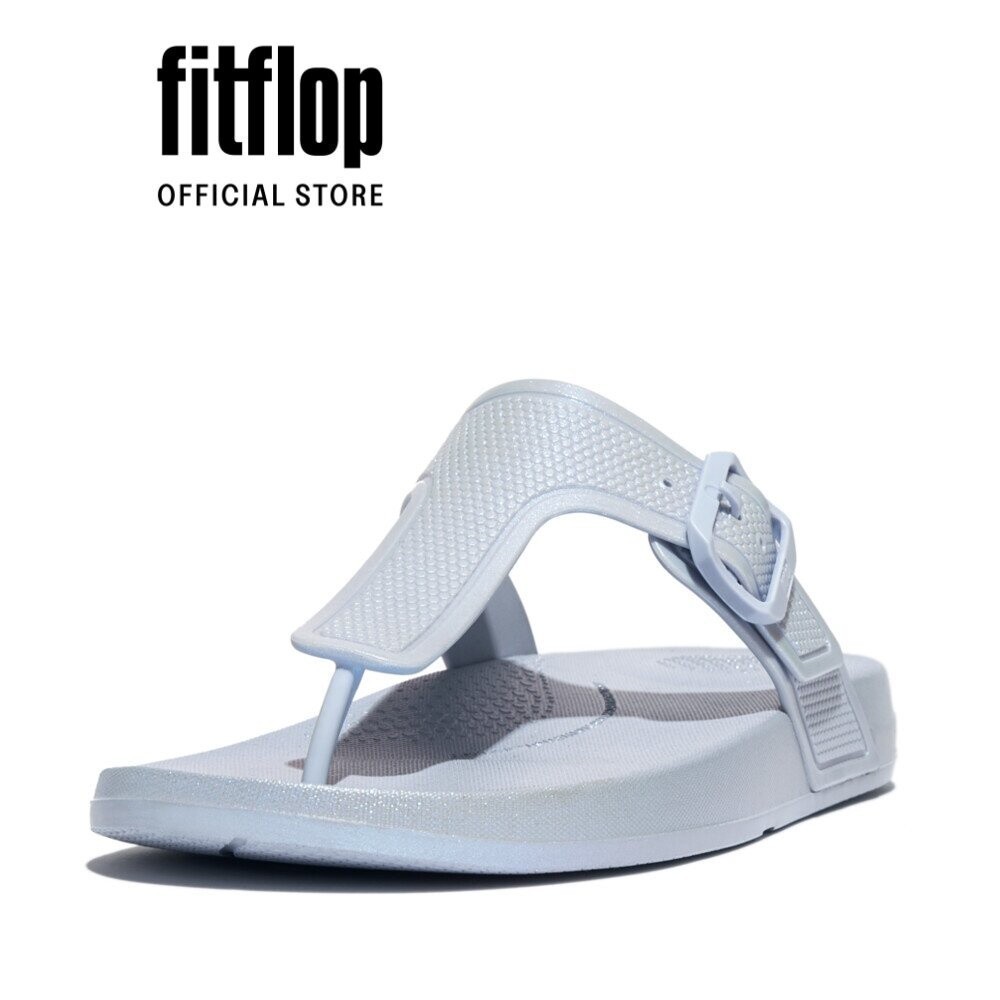 Dép Xỏ Ngón Nữ FitFlop IQUSHION - Pearlized Skywash Blue - FL49 - HI2-B05