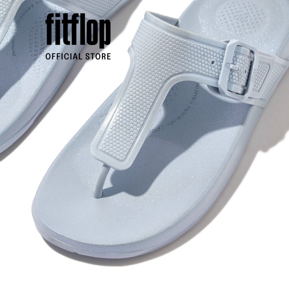 Dép Xỏ Ngón Nữ FitFlop IQUSHION - Pearlized Skywash Blue - FL49 - HI2-B05