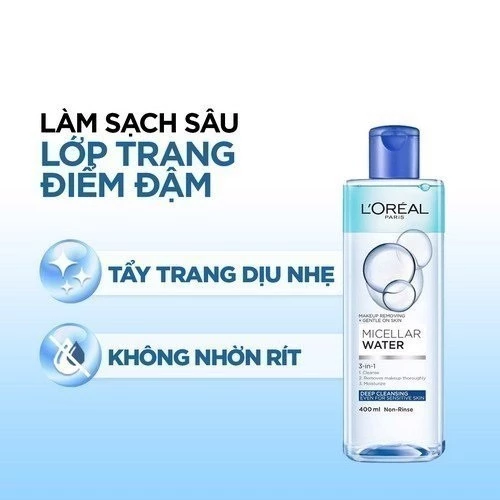 Nước Tẩy Trang L'Oréal Paris Làm Sạch Sâu