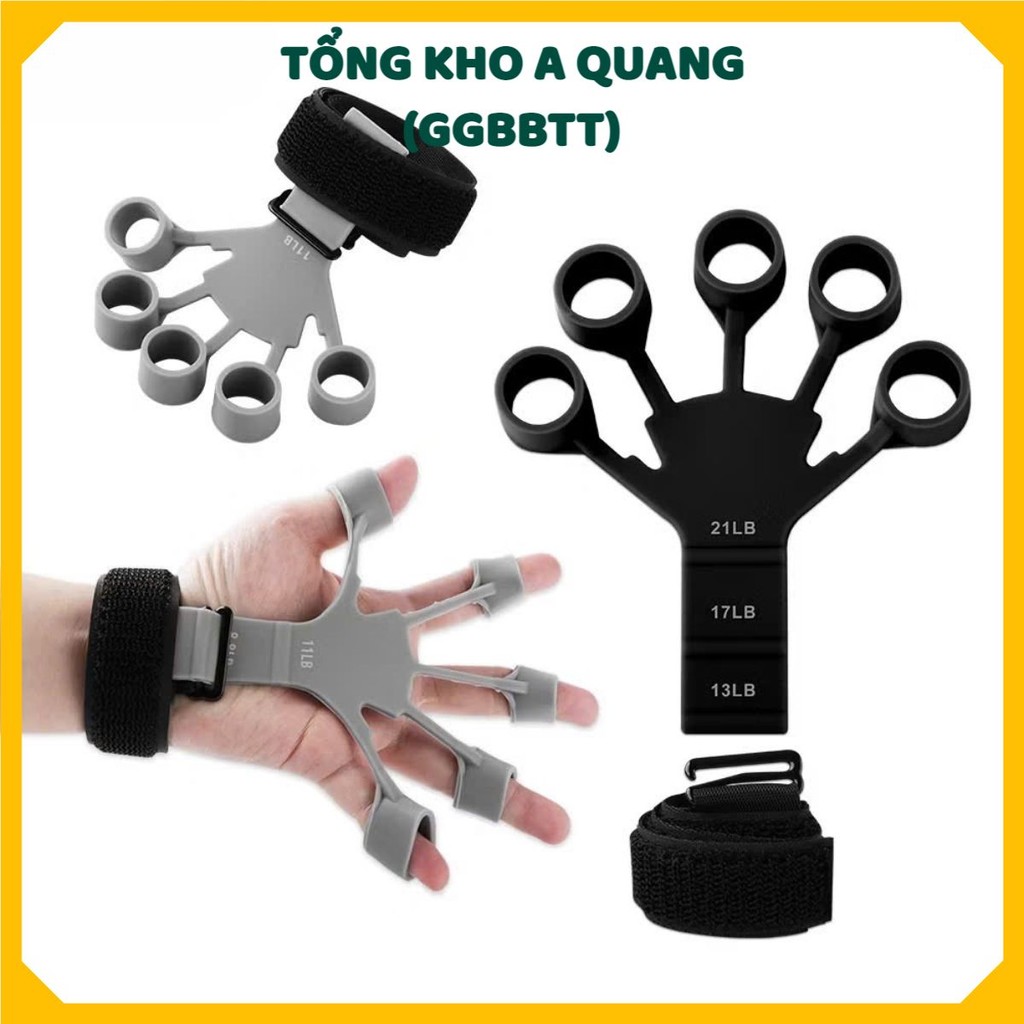 Dụng Cụ Tập Cơ Tay GRIPOW Bằng Silicone , Đồ Tập Cơ Ngón Tay Cẳng Tay Phục Hồi 6 Mức Độ Kháng Lực | TONGKHOSI6