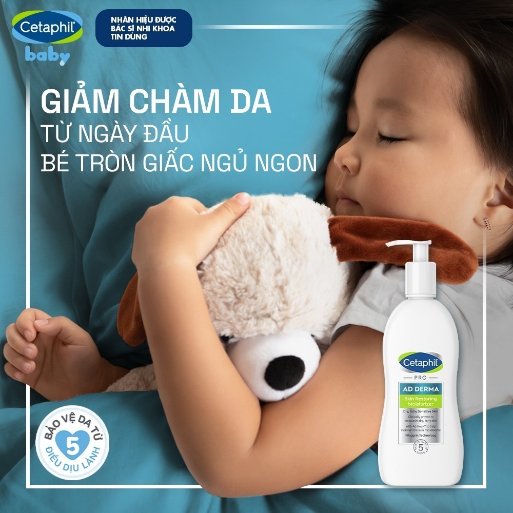 Ảnh Sữa dưỡng ẩm dịu lành cho da chàm, viêm da cơ địa CETAPHIL PRO AD DERMA SKIN RESTORING MOISTURIZER 145ml 2