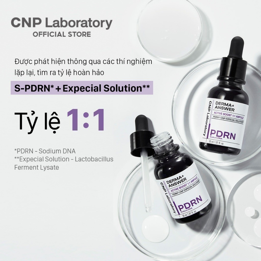 Ảnh Tinh chất PDRN căng bóng sáng da hỗ trợ tái sinh CNP Derma Answer Active Boost Ampule 15ml 3