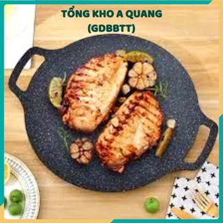 CHẢO GANG SIZE 34 , Chảo đá nướng chảo chống dính size 34 cm chảo đá chống dính hàn quốc chao đa nướng chảo nướng đá