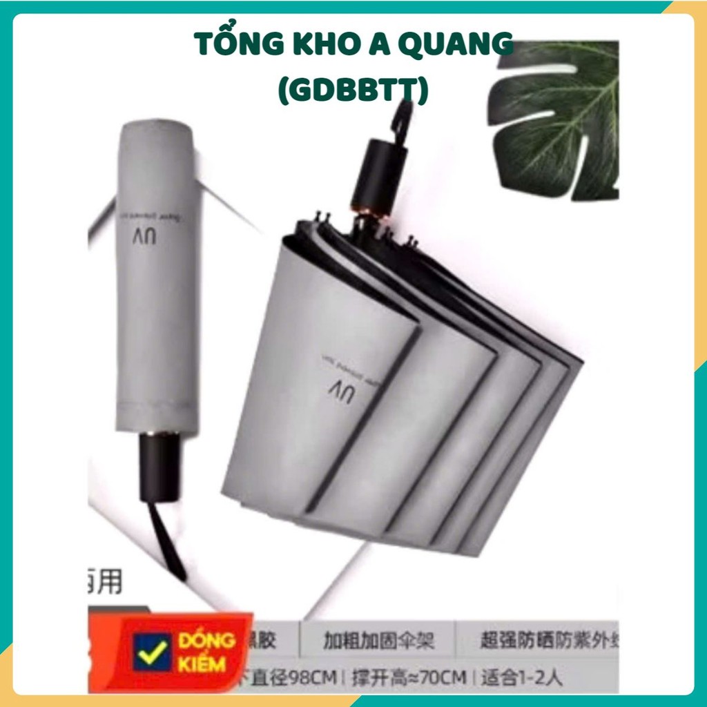 Ô UV ,  Dù Che Nắng Gấp Mở Tự Động - Ô Che Mưa Cao Cấp 12 Nan Chống Tia UV Bức Xạ Tuyệt Đối - ÔDUCHEMUANANG96