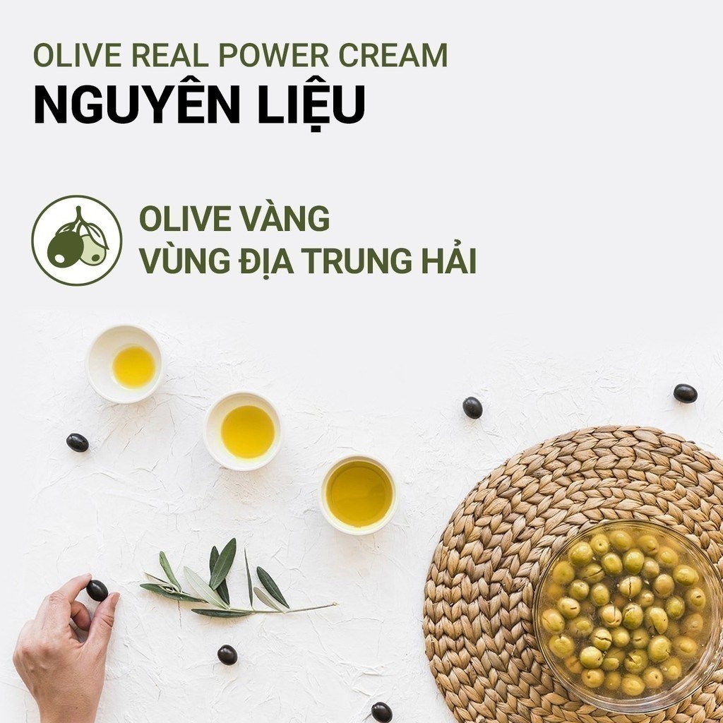 Kem dưỡng ẩm innisfree Olive Real Power Cream 50ml