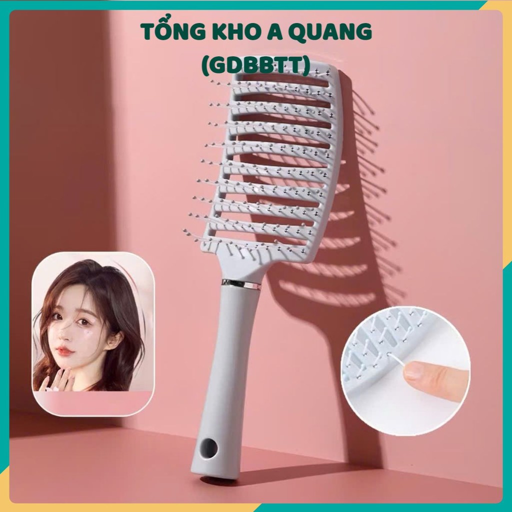 Lược gỡ rối tóc nhiều màu, LƯỢC MASSAGE DA ĐẦU - LUOCGOROI59