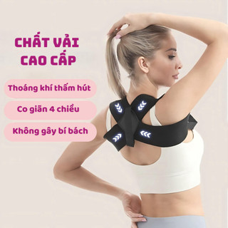 Đai Chống Gù Lưng Nam Nữ Đai Đeo Chống Gù Lưng Đai Nâng Ngực Bảo Vệ Vai Gáy Cột Sống NGÓI HOME - DCG01
