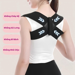 Đai Chống Gù Lưng Nam Nữ Đai Đeo Chống Gù Lưng Đai Nâng Ngực Bảo Vệ Vai Gáy Cột Sống NGÓI HOME - DCG01