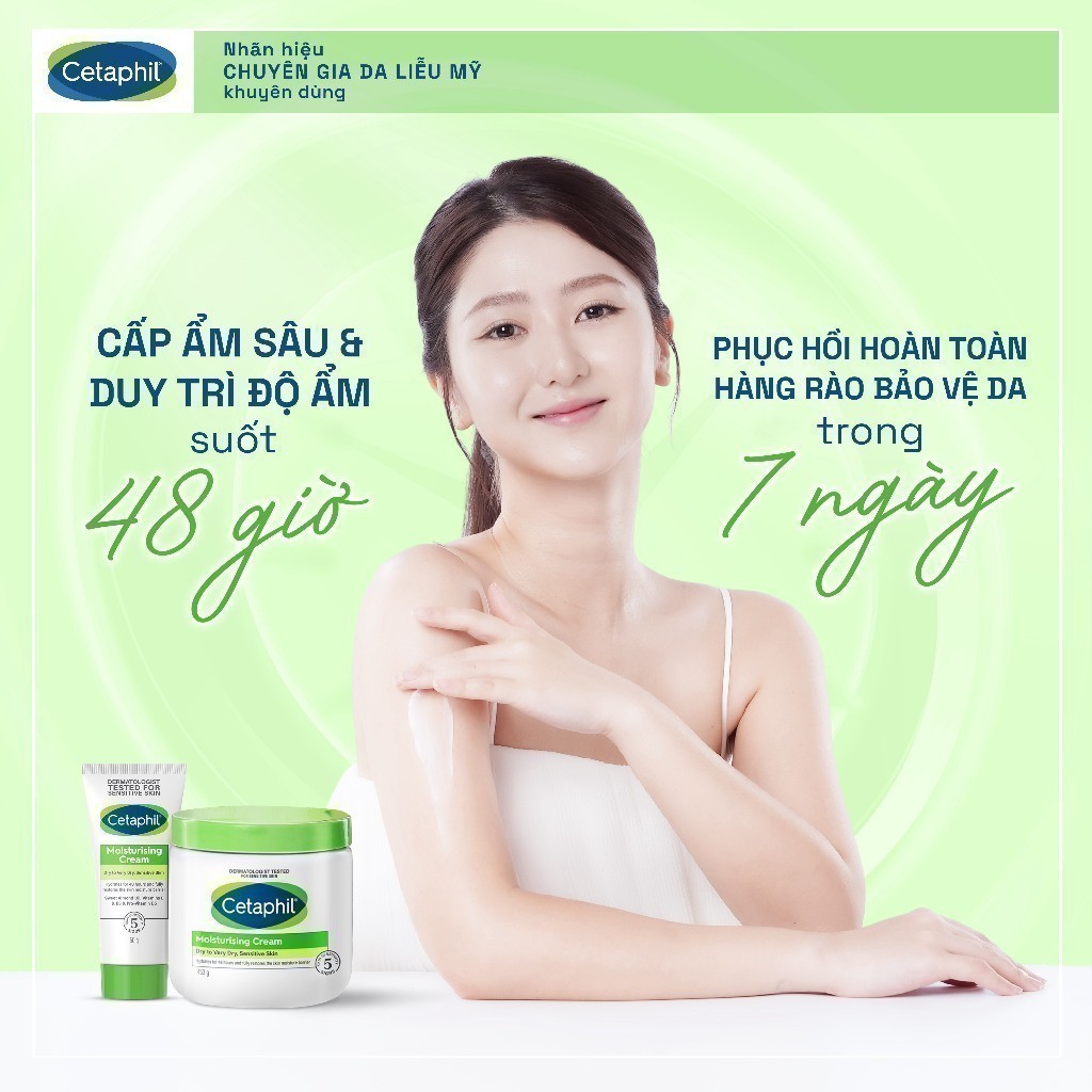 Ảnh Kem dưỡng ẩm cho da nhạy cảm Cetaphil Moisturizing Cream 100g 1
