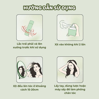 Dầu Gội Khô GINBI 300ml Dạng Xịt 3 Tầng Hương Dưỡng Tóc Tạo Phồng Hút Dầu Không Bết Dính Lưu Hương 24h Life Plus - DG01