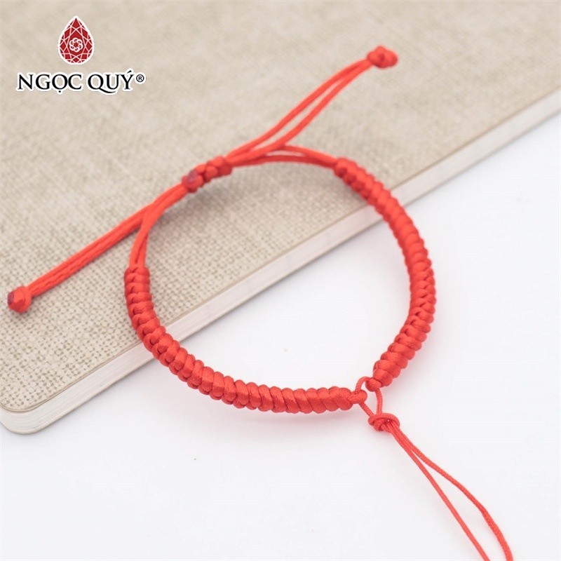 Ảnh Vòng thắt dây tim bóng - làm vòng handmade - Ngọc Quý 2