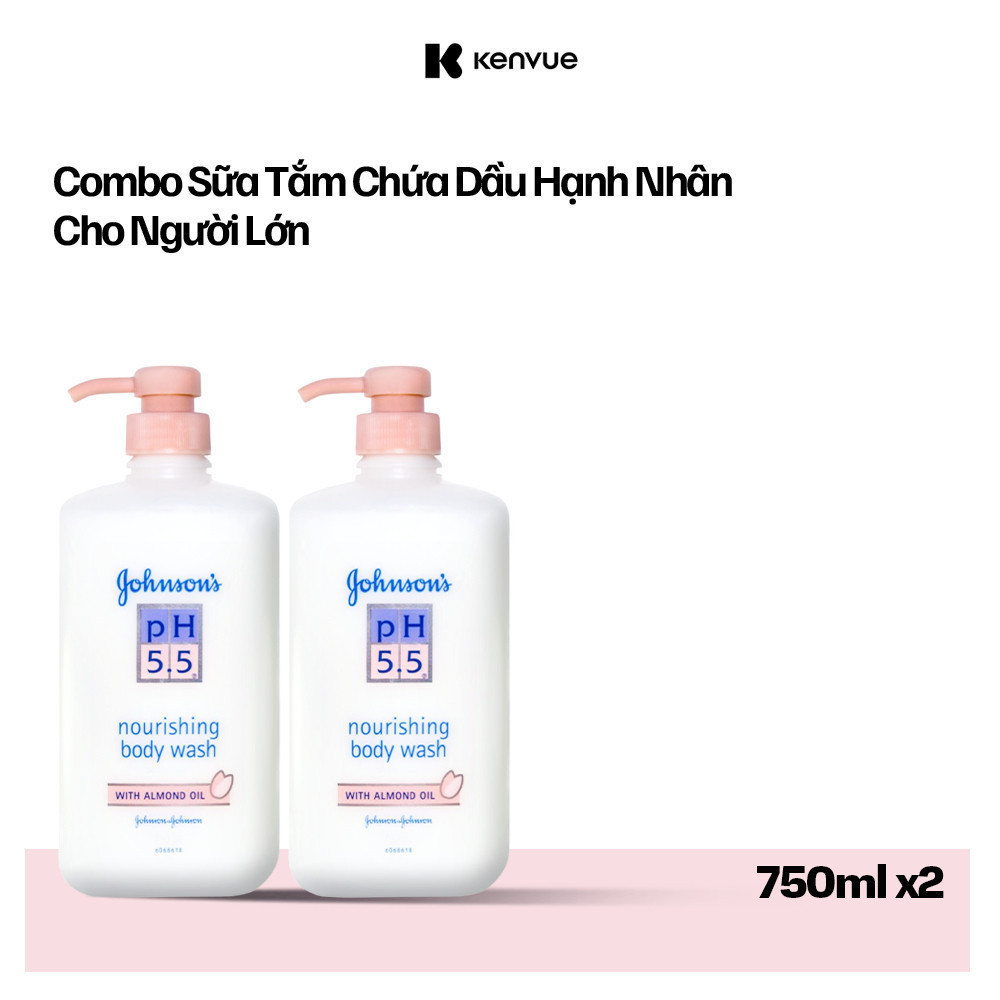 Ảnh Combo 2 Chai Sữa tắm Johnson's Adult dành cho người lớn - Dung tích 750mlx2 3