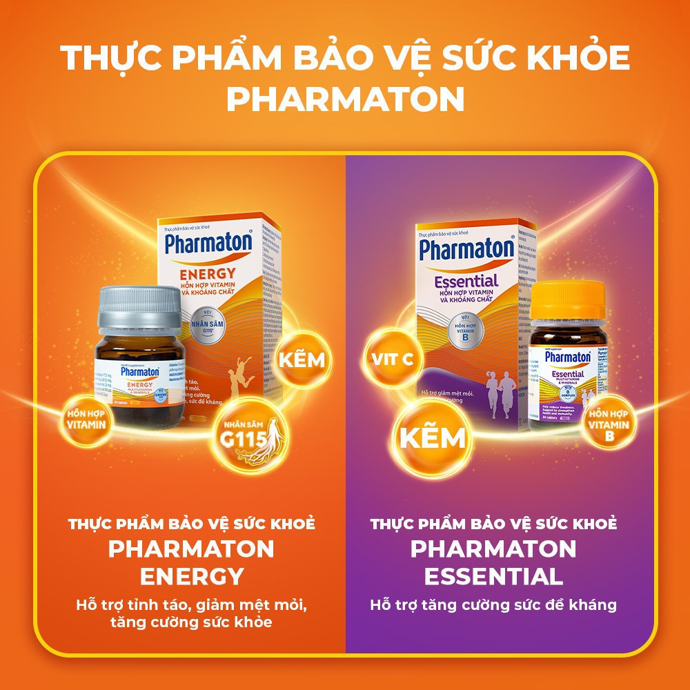 Ảnh Bộ 2 Lọ Thực Phẩm Bảo Vệ Sức Khỏe Pharmaton Energy 30 Viên/Lọ 4