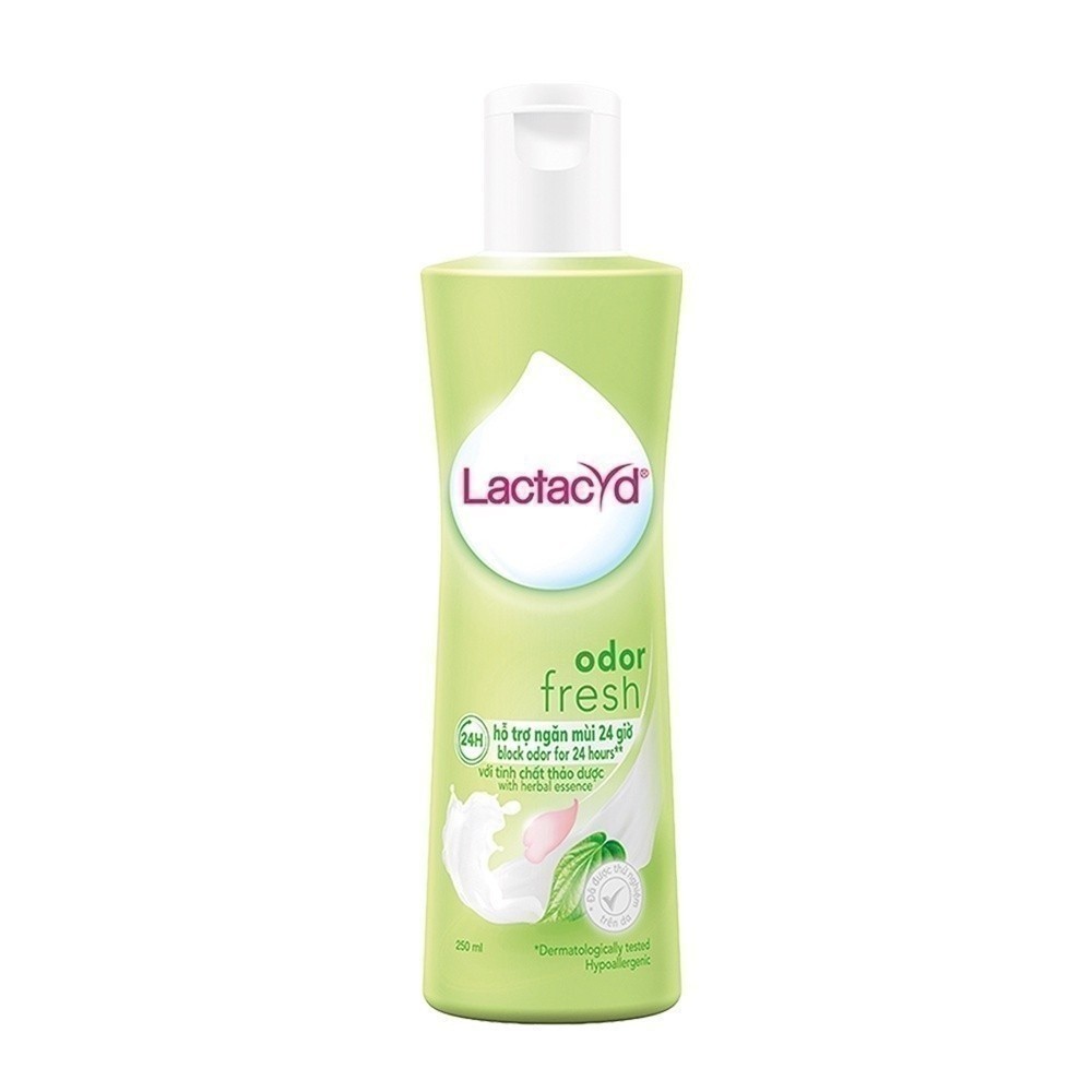 Ảnh Bộ 4 chai Dung Dịch Vệ Sinh Phụ Nữ Lactacyd Odor Fresh Ngăn Mùi 24H 250ml/chai 4
