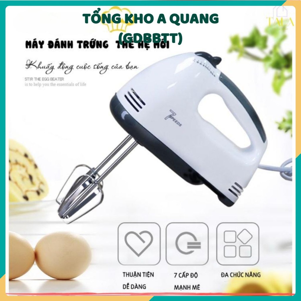 Máy Đánh Trứng Cầm Tay 7 Tốc Độ - Máy Khuấy Đánh Trứng Mini Đa Năng - Động Cơ Lõi Đồng Mạnh Mẽ - Bảo Hành 3 Tháng 96