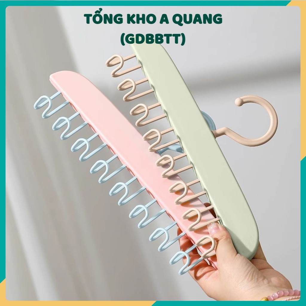 [COMBO 5 ]Móc Áo Treo Đồ Tiện Dụng LOẠI NHỰA (MOC80) Màu Pastel  treo đồ lót, thắt lưng, cà vạt, áo dây