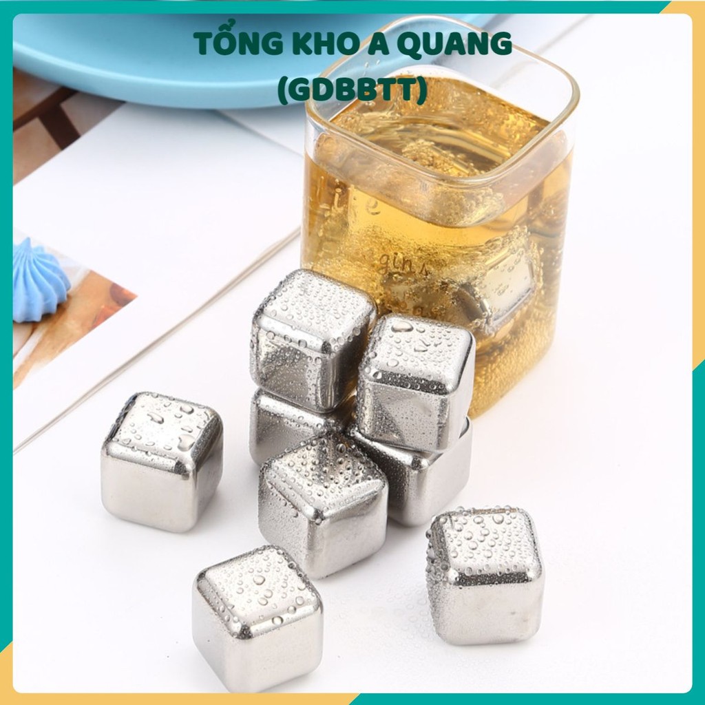 Đá Lạnh Vĩnh Cửu Không Tan INOX 304 Cooling Cubes Giữ Lạnh Lâu - Cam Kết Inox 304 Chuẩn 935896