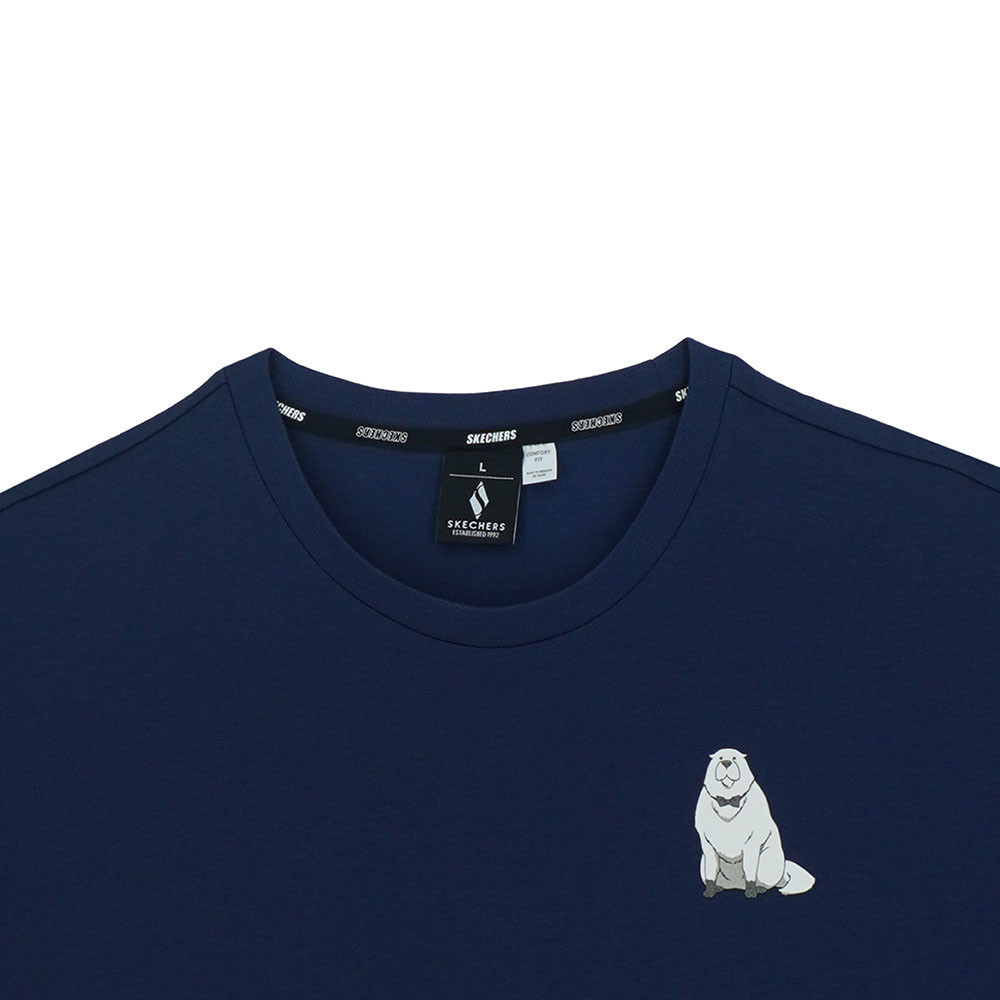 Ảnh Áo Thun Tay Ngắn Unisex Skechers Spy x Family Short Sleeve Tee - SL224U485-NAVY 4
