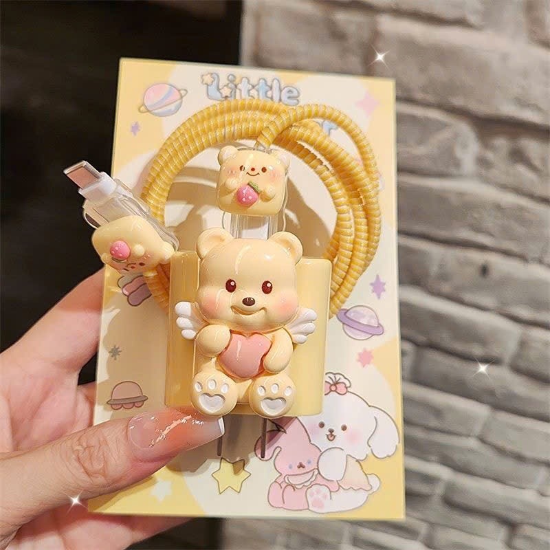 Gấu trái tim hồng