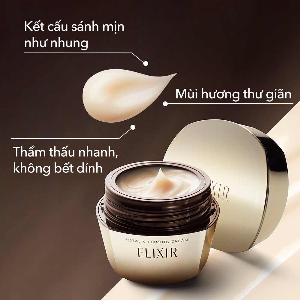 Kem dưỡng cải thiện chảy xệ ngăn ngừa lão hóa ELIXIR TOTAL V FIRMING CREAM 50g