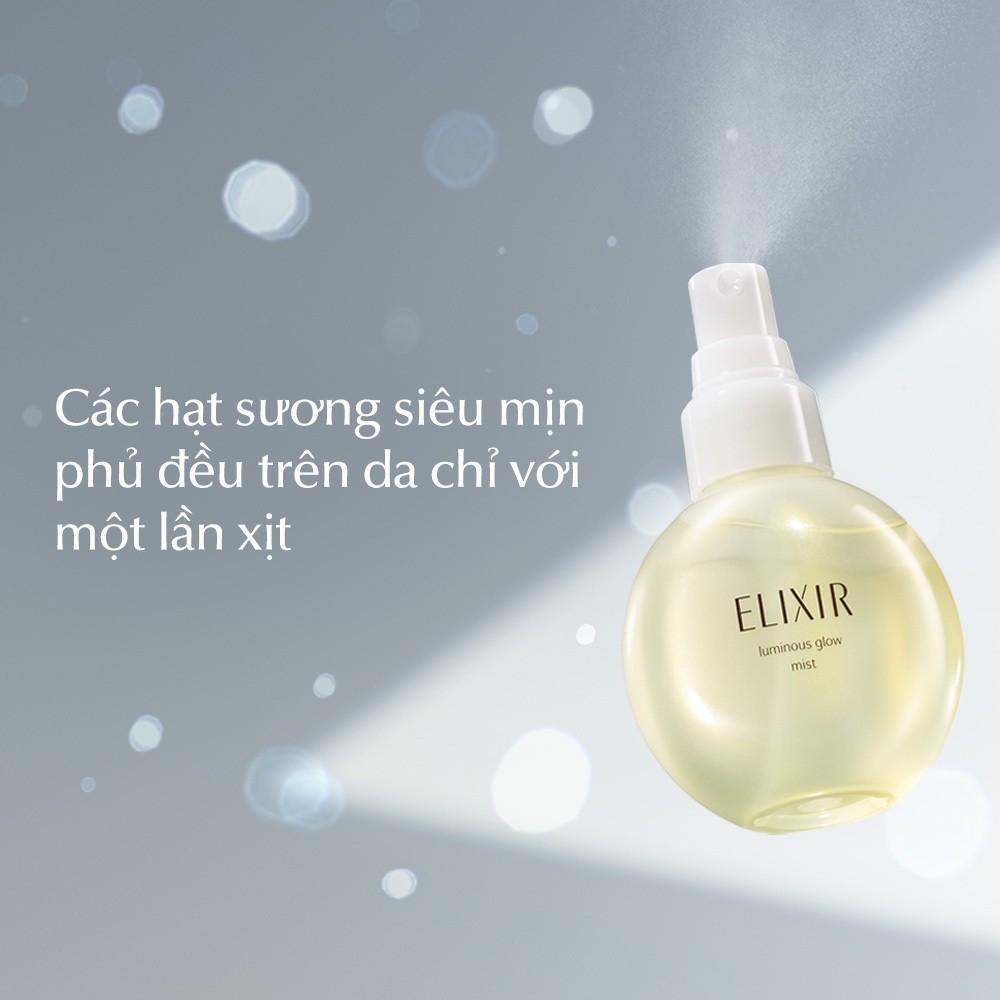 Xịt khoáng dưỡng ẩm tức thì Elixir Superieur Luminous Glow Mist 80ml