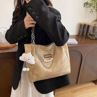Túi xách nữ công sở túi tote da PU để vừa A4 kẹp nách đeo vai đi học đi chơi Liistore K242