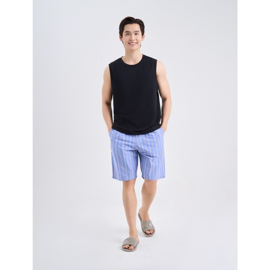 Ảnh Combo 2 áo mặc nhà nam CANIFA cổ tròn sát nách 8LA25A004 3