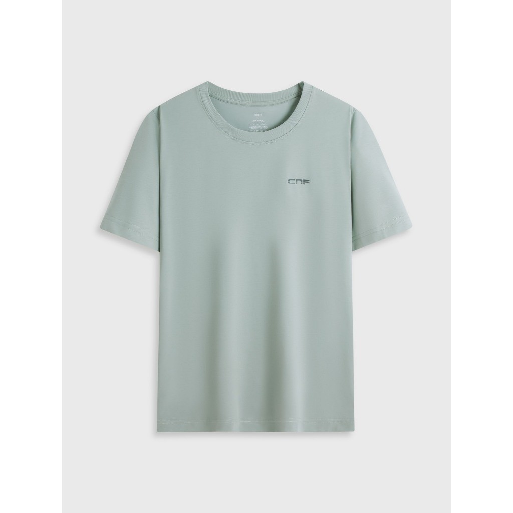 Ảnh Áo phông nam CANIFA chất liệu cotton pha cổ tròn tay cộc form regular 8TS25S019 2
