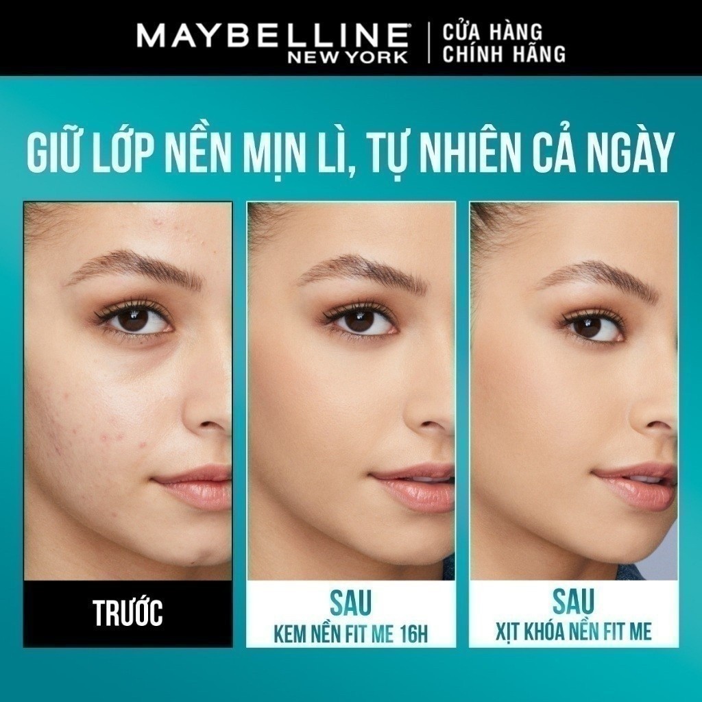 Ảnh Xịt cố định lớp trang điểm FIT ME MATTE+PORELESS INSTANT MATTE SETTING SPRAY MAYBELLINE NEW YORK 2