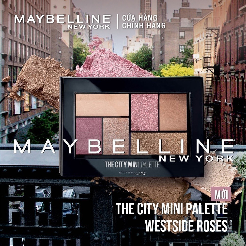 Ảnh Bảng Phấn Mắt Maybelline New York 6 Màu The City Mini Palette 6.1g 4