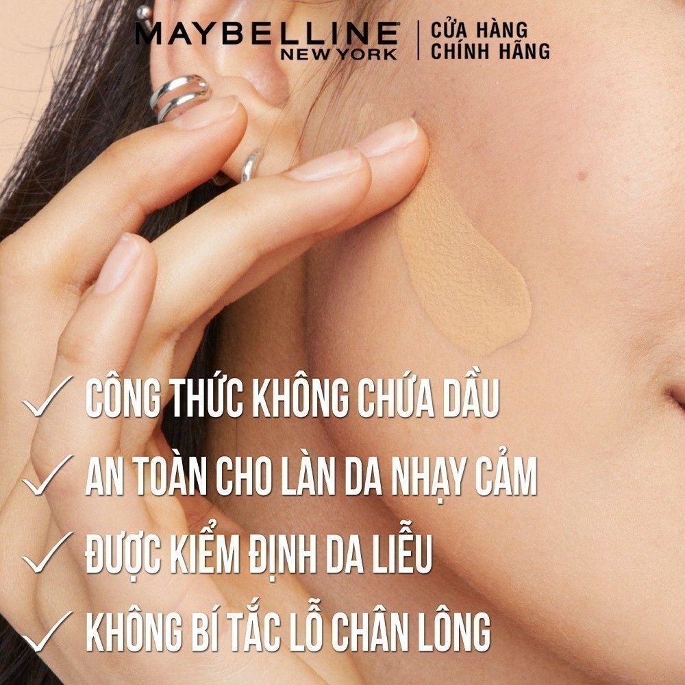 Ảnh Kem Nền Mịn Nhẹ Kiềm Dầu Fit Me 30ml và Phấn Phủ Kiềm Dầu Chống Nắng 16H Fit Me Maybelline New York 6g 4