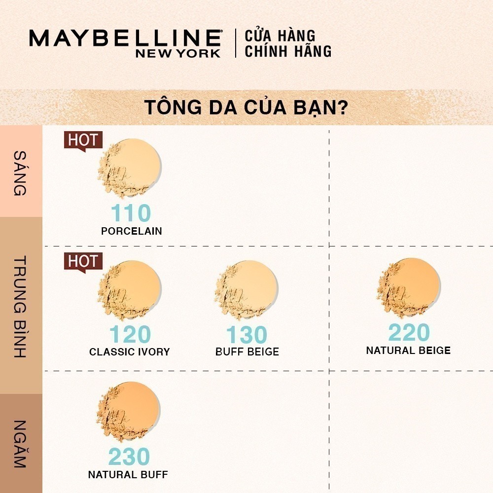 Ảnh Phấn Phủ Mịn Lì Kiềm Dầu Fit Me Matte Poreless Powder Maybelline New York 8.5g 4