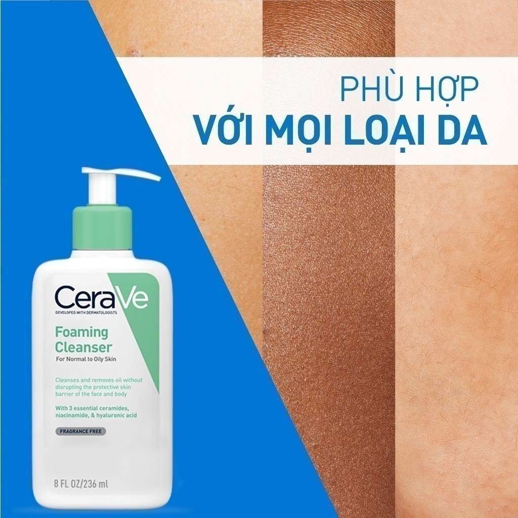 Ảnh Sữa Rửa Mặt Giúp Làm Sạch Sâu Dành Cho Da Dầu Cerave 236Ml 3