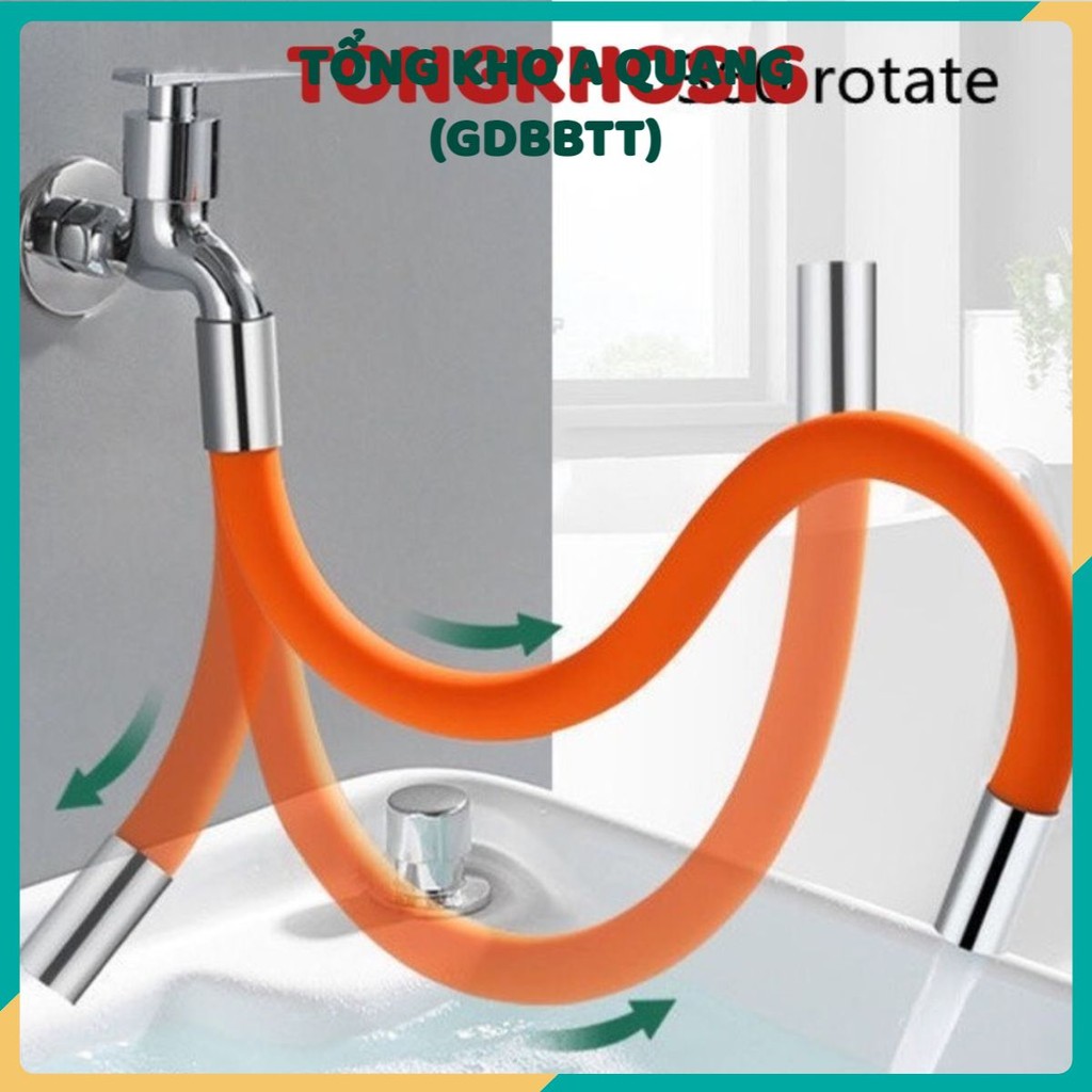 Ống nối dài vòi nước xoay 360 độ linh hoạt tiện lợi 20/30/50cm