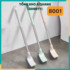 Cây Cọ Toilet Cán Kim Loại 50cm Làm Sạch Hiệu Quả,Bàn Chải Cọ Vệ Sinh Làm Sạch Mọi Góc - CỌ VỆ SINH ĐẦU TRÒN,ĐẦU VUÔNG