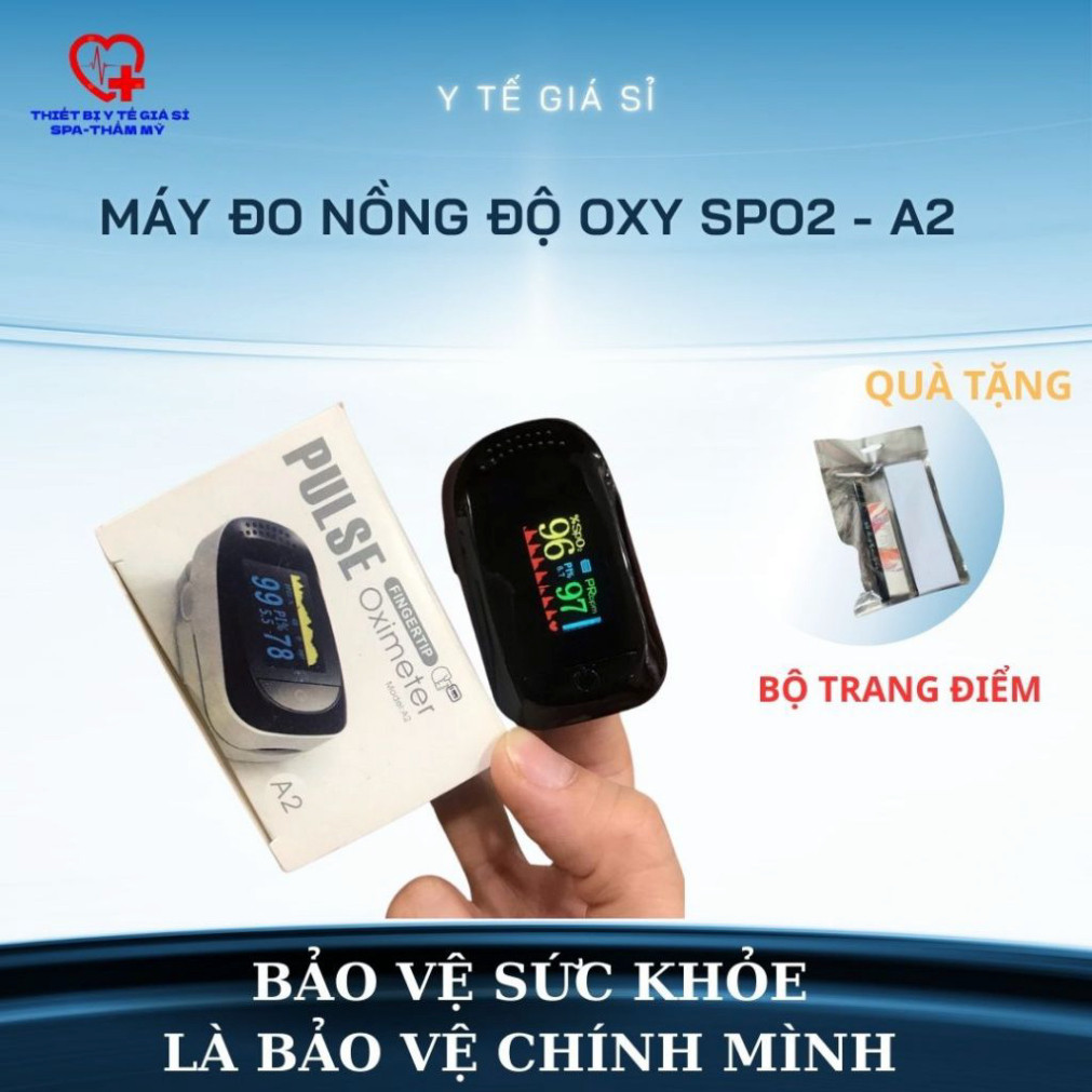 Máy đo nồng độ oxy spo2 A2 - PULSE FINGER OXIMETER - máy đo nồng độ oxy ...