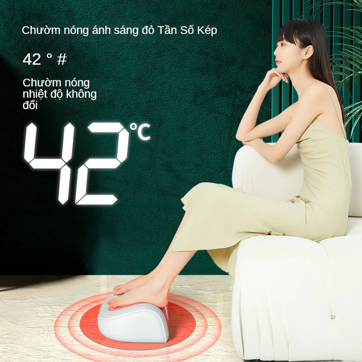 Máy mát xa chân nhỏ với chườm nóng cho lòng bàn chân và bắp chân