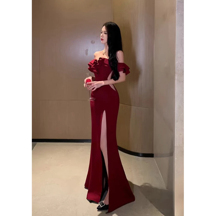 CL2 ĐẦM ÔM BODY DỰ TIỆC, ĐẦM ĐI ĂN CƯỚI, ĐẦM ÔM XẺ TÀ SANG CHẢNH, SLAY