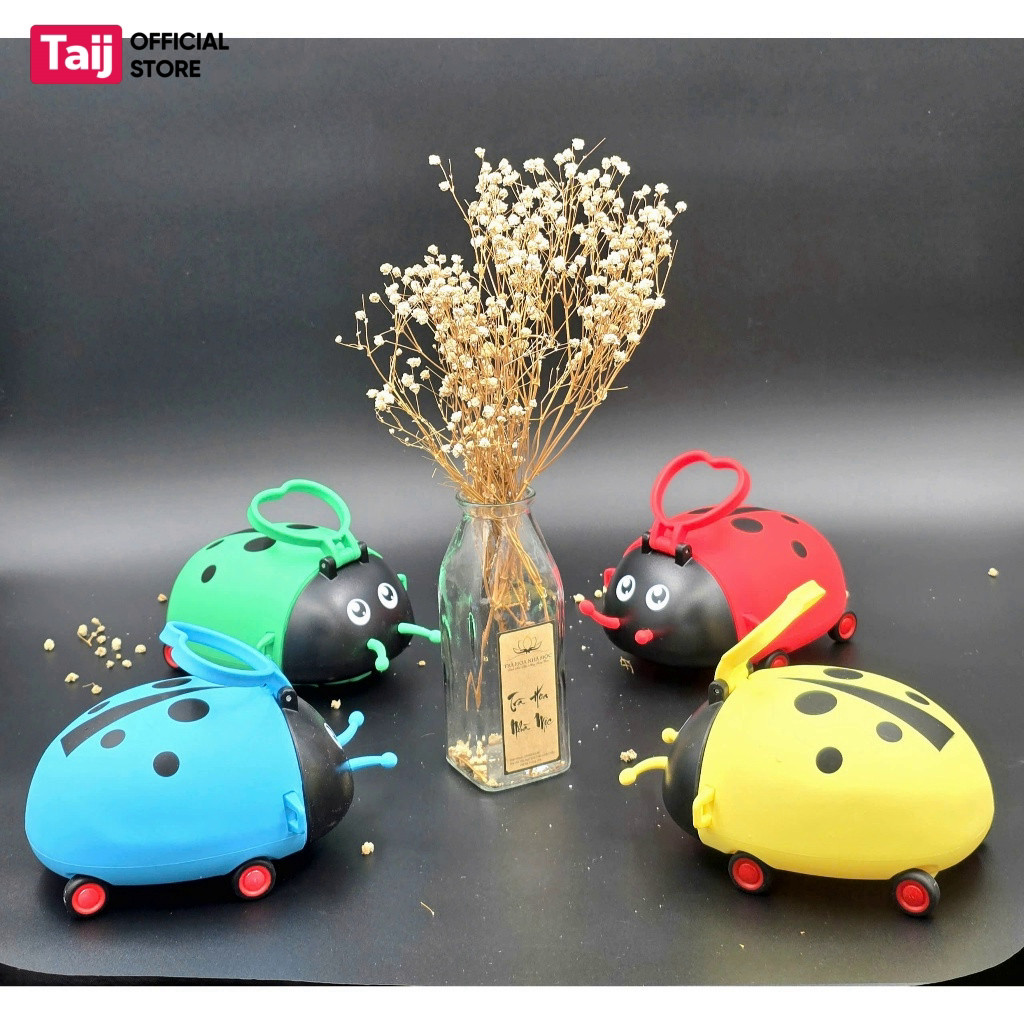 Bình Giữ Nhiệt Mini, Bình Giữ Nhiệt Có Ống Hút Tiện Lợi Hình Bọ Cánh Cứng Đáng Yêu 4 Màu Ngộ Nghĩnh